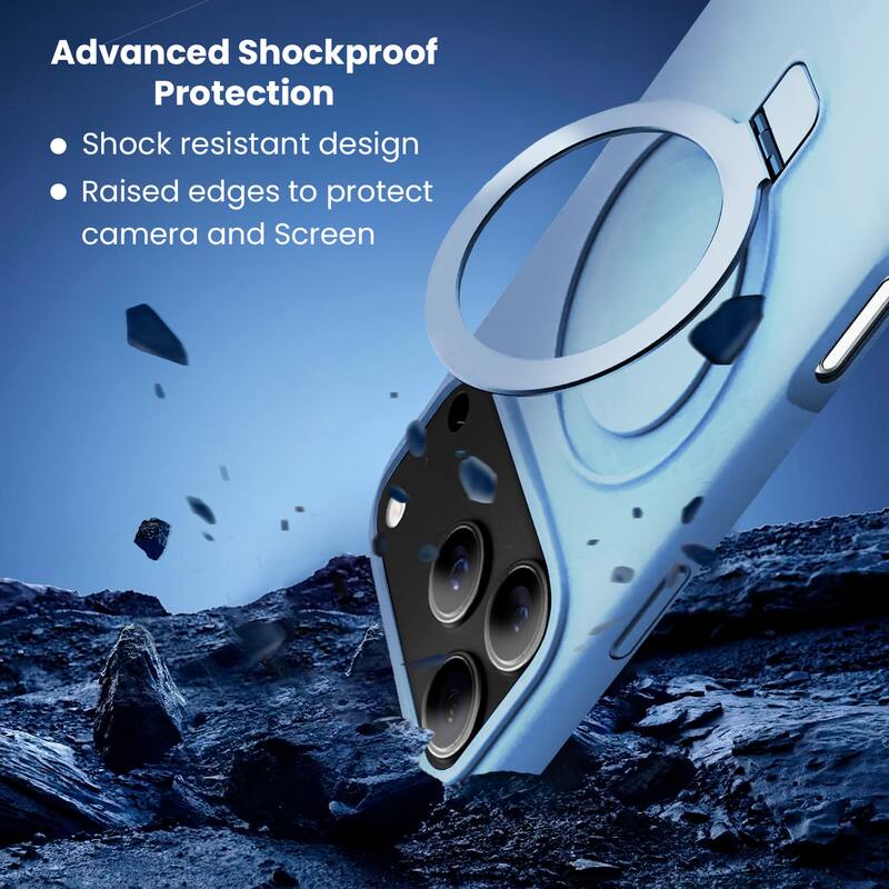 Advanced Shockproof Protection

- Shock resistant design
- Raised edges to protect camera and Screen