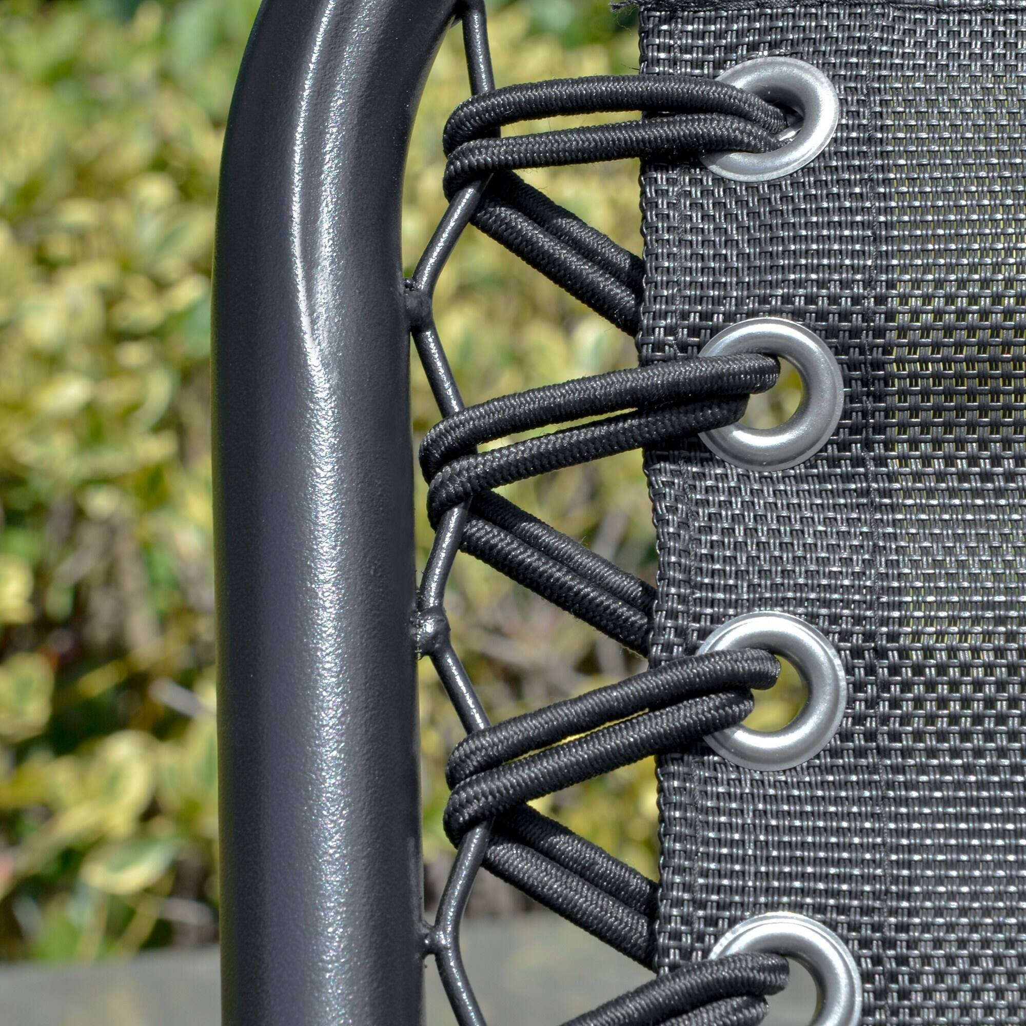 Alt View 7. Outsunny - 2-Seat Patio Swing Chair, Outdoor Canopy Swing Glider with Pivot Storage Table, Cup Holder, Adjustable Shade - Black.