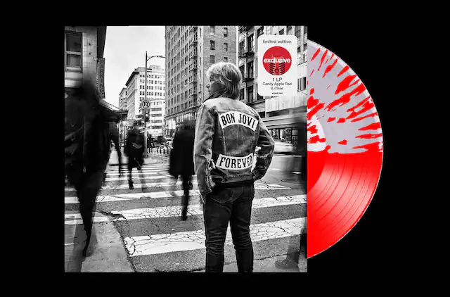 PARKING
limited edition exclusive
1 LP Candy Apple Red & Clear
BON JOVI
FOREVER