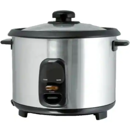Front. Brentwood - TS-15 8 Cup Rice Cooker - Stainless Steel.