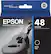 Front. Epson - 48 Ink Cartridge - Black.