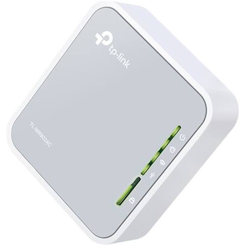 TP-Link - AC750 Dual-Band Wi-Fi Router - Silver/White