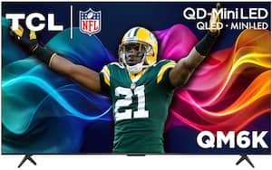 TCL - 65" Class QM6K Series 4K UHD HDR QD Mini LED Smart TV with Google TV (2025)