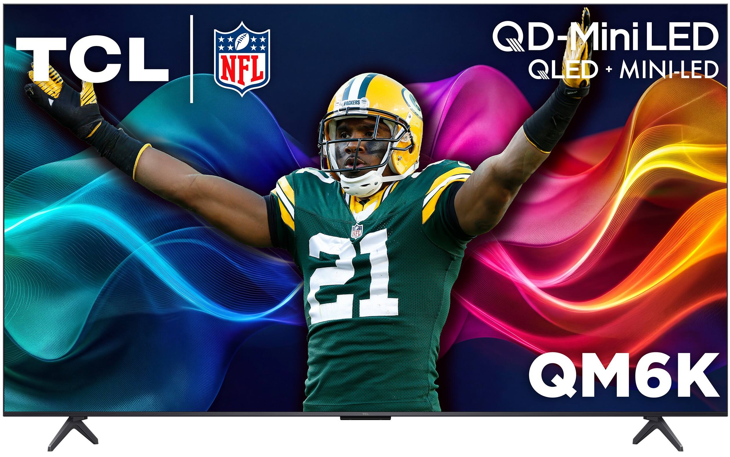 TCL - 55" QM6K Series 4K UHD HDR QD Mini LED Smart TV with Google TV (2025)
