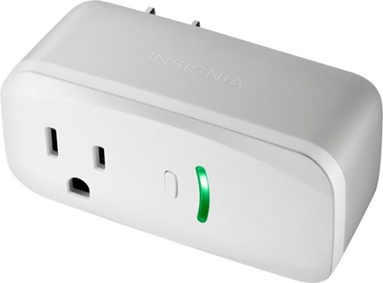Insignia - Wi-Fi Smart Plug with Power Meter
