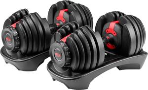 Bowflex - SelectTech 552 Adjustable Dumbbells - Black - Front_Zoom