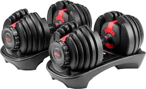Bowflex selecttech dumbbell best sale stand with media rack