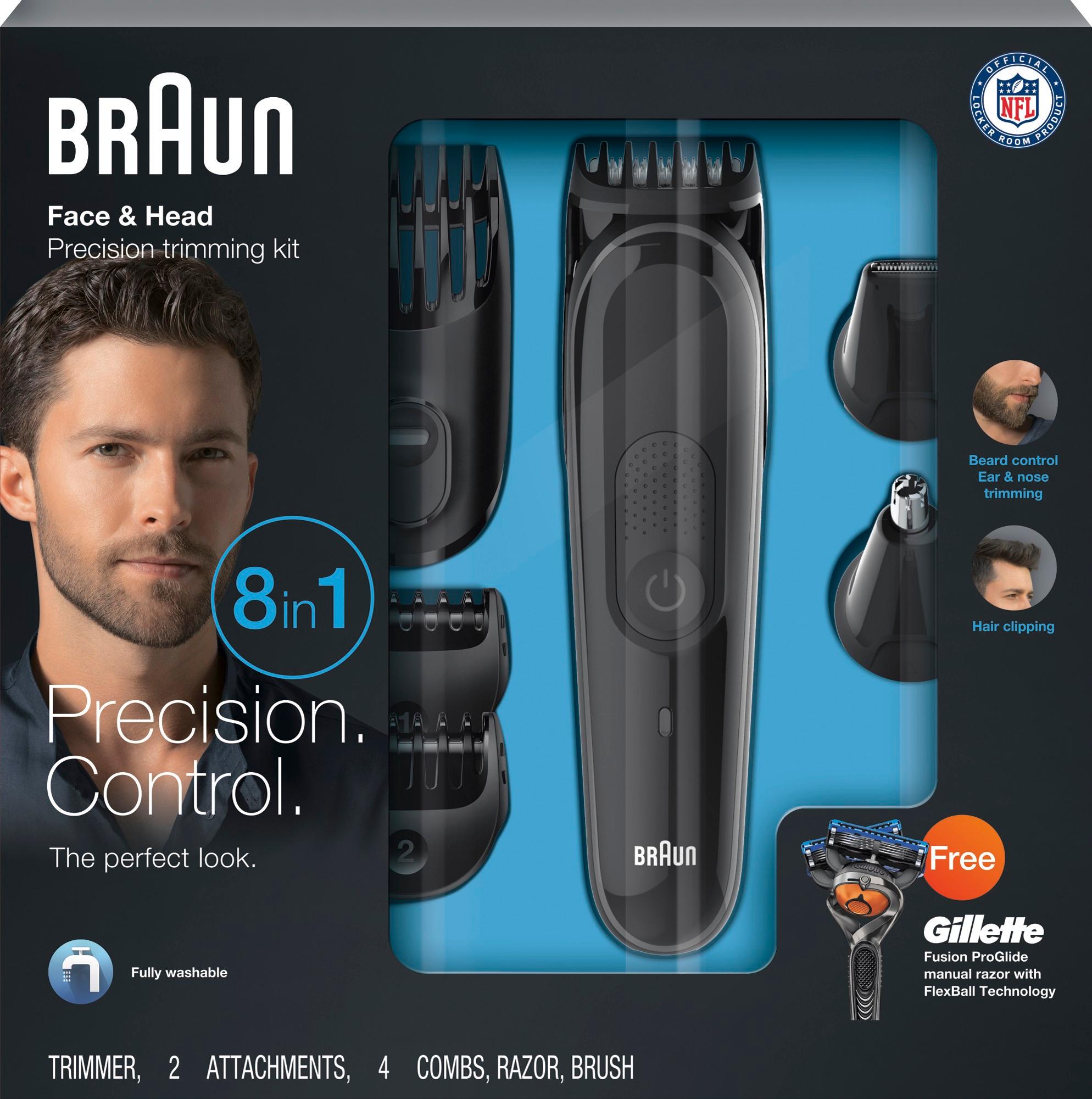 braun multi grooming kit in black