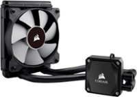 Front Zoom. CORSAIR - Hydro Series 120mm Liquid Cooling System - Black.