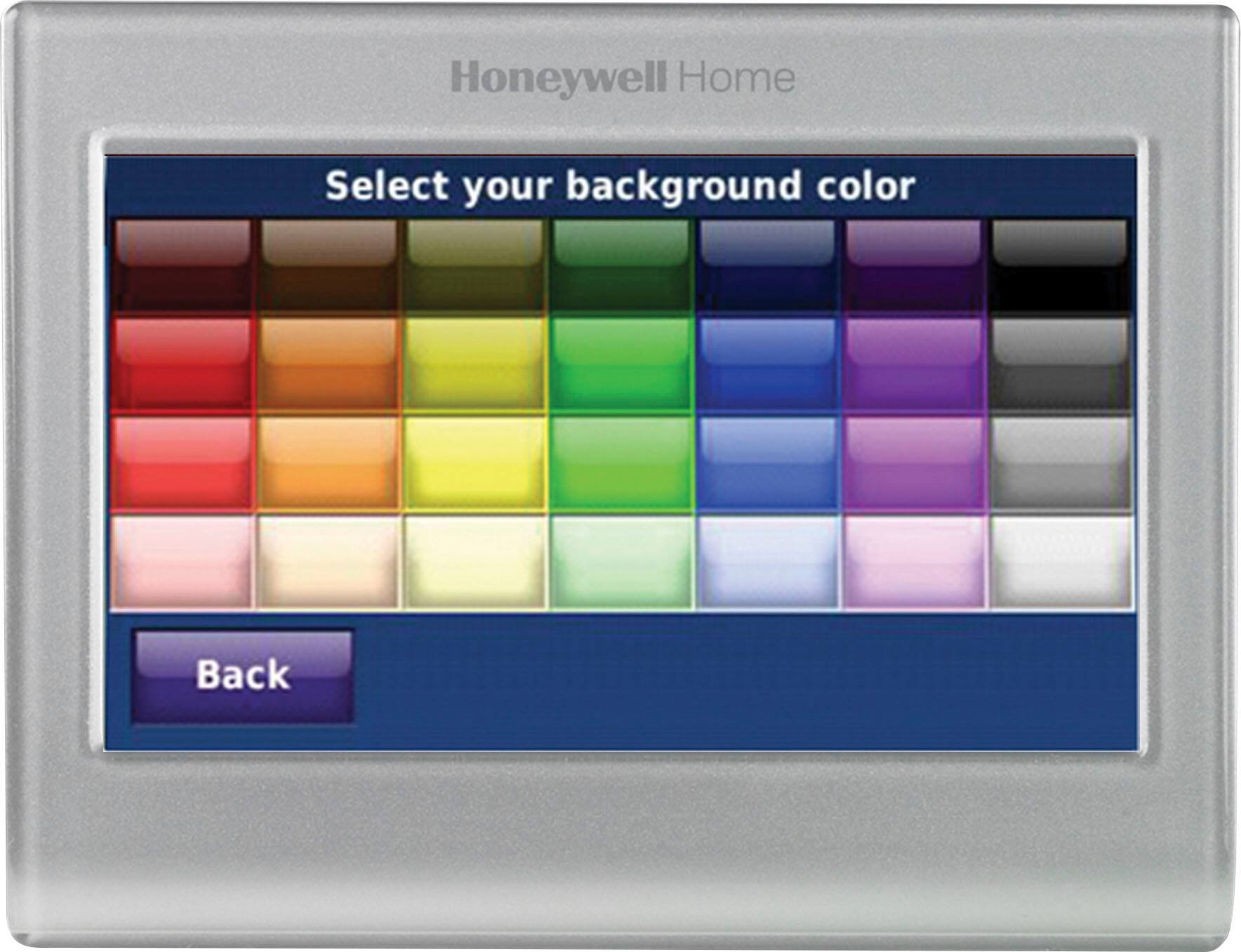 Alt View 15. Honeywell Home - Smart Color Thermostat with Wi-Fi Connectivity - Silver.