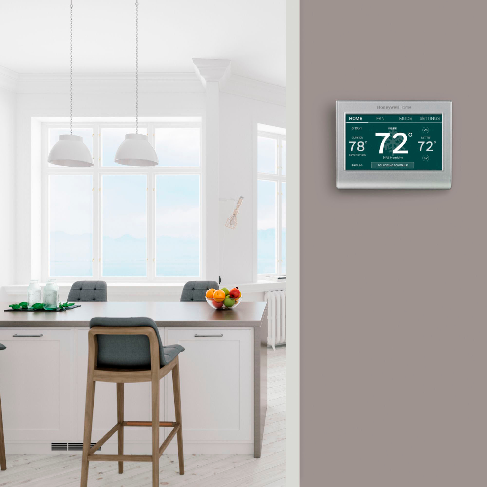 Termostato Honeywell Color Wifi Smart Alexa Y Google Home