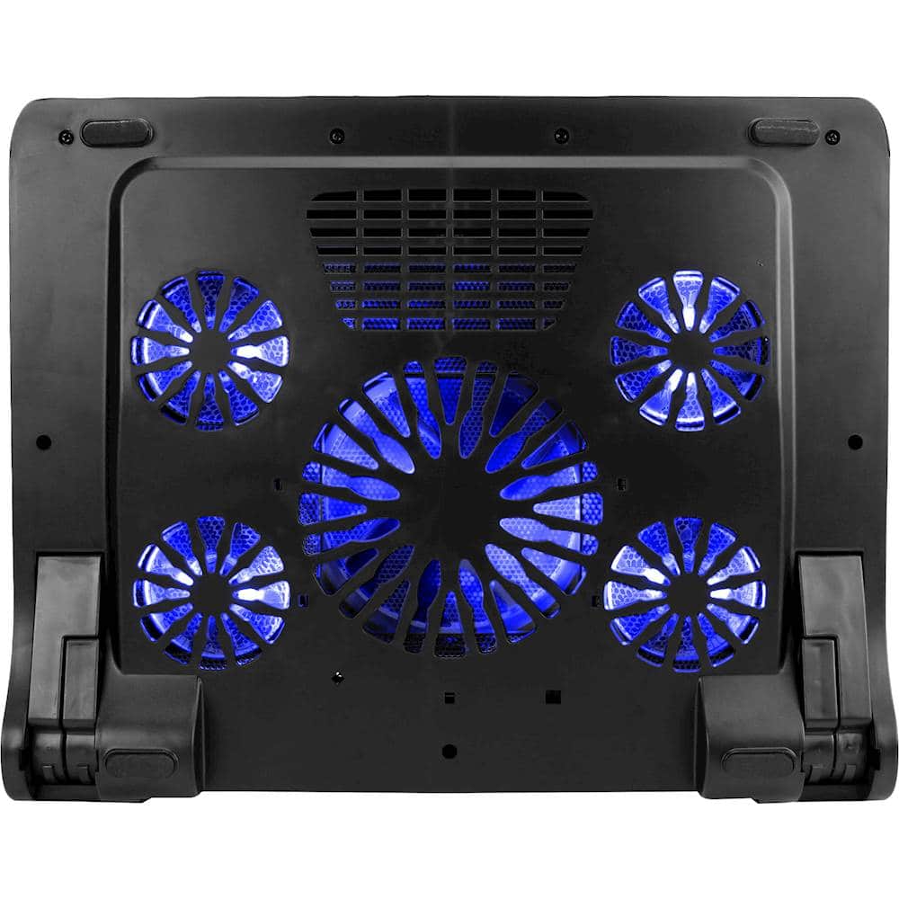 Alt View 13. ENHANCE - Gaming Laptop Cooling Pad Stand with LED Cooler Fans - Blue.