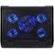 Alt View Zoom 14. ENHANCE - Gaming Laptop Cooling Pad Stand with LED Cooler Fans - Blue.