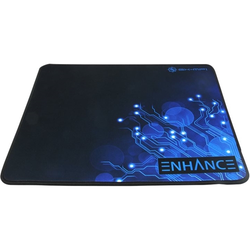 ENHANCE - Large Gaming Mouse Pad - Blue Circuit Design