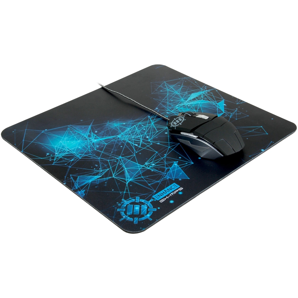 Best Buy: ENHANCE Mouse Pad Black/blue ENGXMP5100BKEW