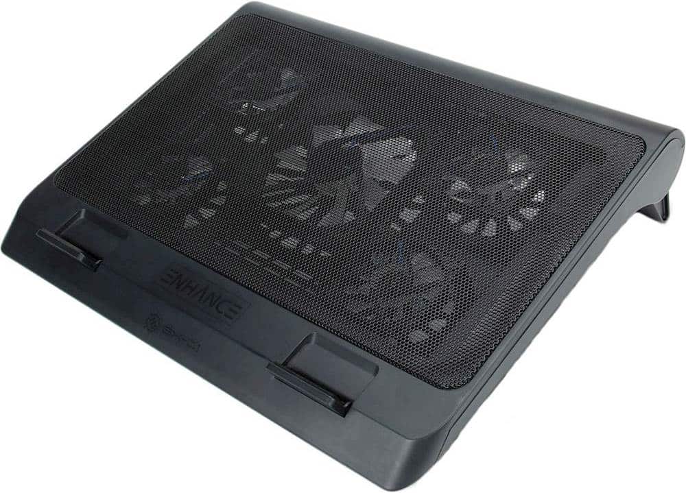 Alt View 11. ENHANCE - Gaming Laptop Cooling Pad Stand with LED Cooler Fans & Dual USB Port.