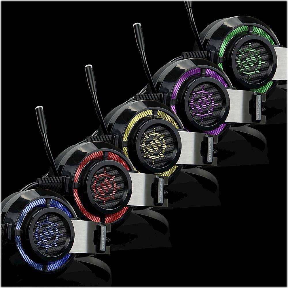 Alt View 17. ENHANCE - Scoria Wired Surround Sound Gaming Headset for Playstation 4 and PC - Black.