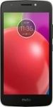 Front Zoom. Virgin Mobile - Motorola Moto E4 4G LTE with 16GB Memory Prepaid Cell Phone - Licorice Black.