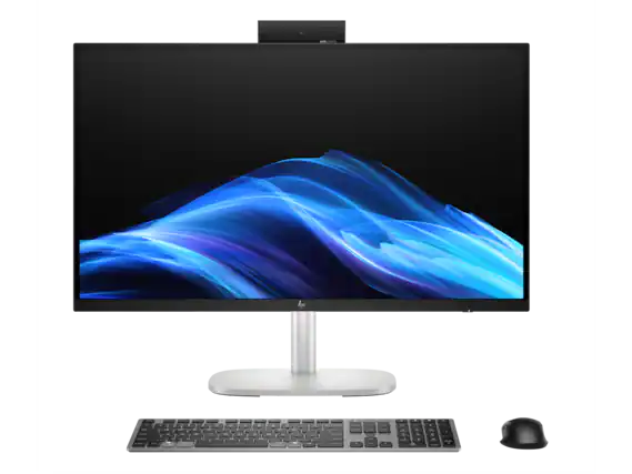 Front. HP - HP EliteStudio All-in-One Computer 27" QHD Intel Core Ultra 5, 32 GB;512 GB SSD.