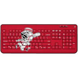 Keyscaper - Cincinnati Reds 1953-1967 Cooperstown Solid Design Wireless Keyboard - Multicolor