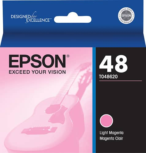 Best Buy: Epson 48 Ink Cartridge Light Magenta T048620