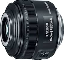 Canon - EF-S 35mm f/2.8 Macro IS STM Lens for Canon APS-C DSLR - Black - Front_Zoom