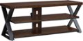 Angle Zoom. Whalen Furniture - TV Stand for Most TVs Up to 60" - Cherry brown.