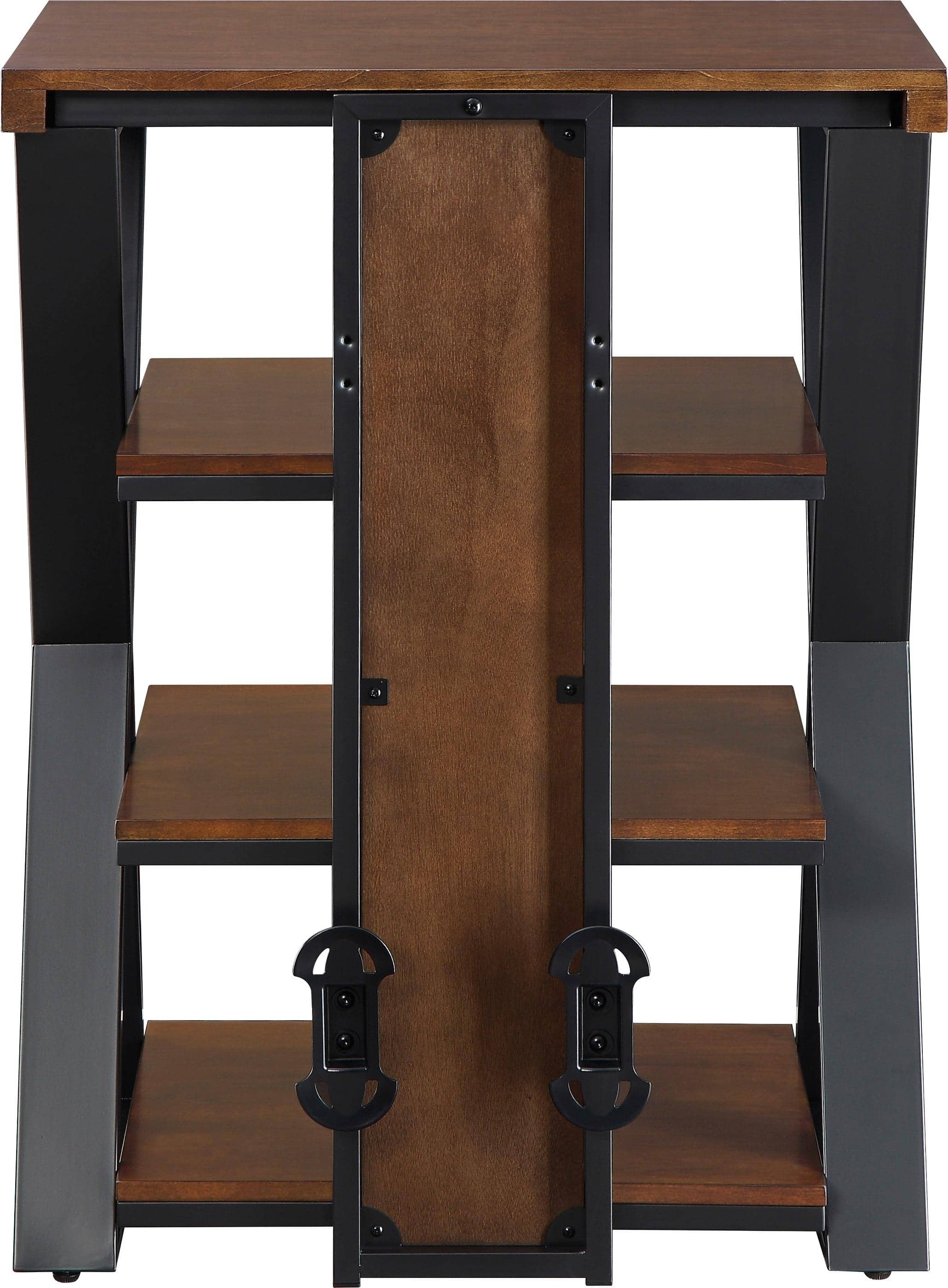 Alt View 11. Whalen Furniture - Tower Stand for TVs Up to 32" - Medium Brown Cherry.