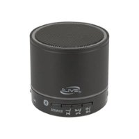 iLive - Portable Bluetooth Speaker - Black - Front_Zoom