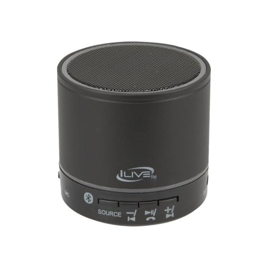 iLive Portable Bluetooth Speaker Black ISB07B - Best Buy