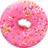 Alt View 11. PopSockets - Finger Grip/Kickstand for Mobile Phones - Pink Donut.