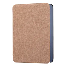 Dteck - For Amazon Kindle 11th Generation (2024/2022 release) 6-inch Slim PU Leather Shockproof Auto Sleep/Wake Smart Cover - Brown