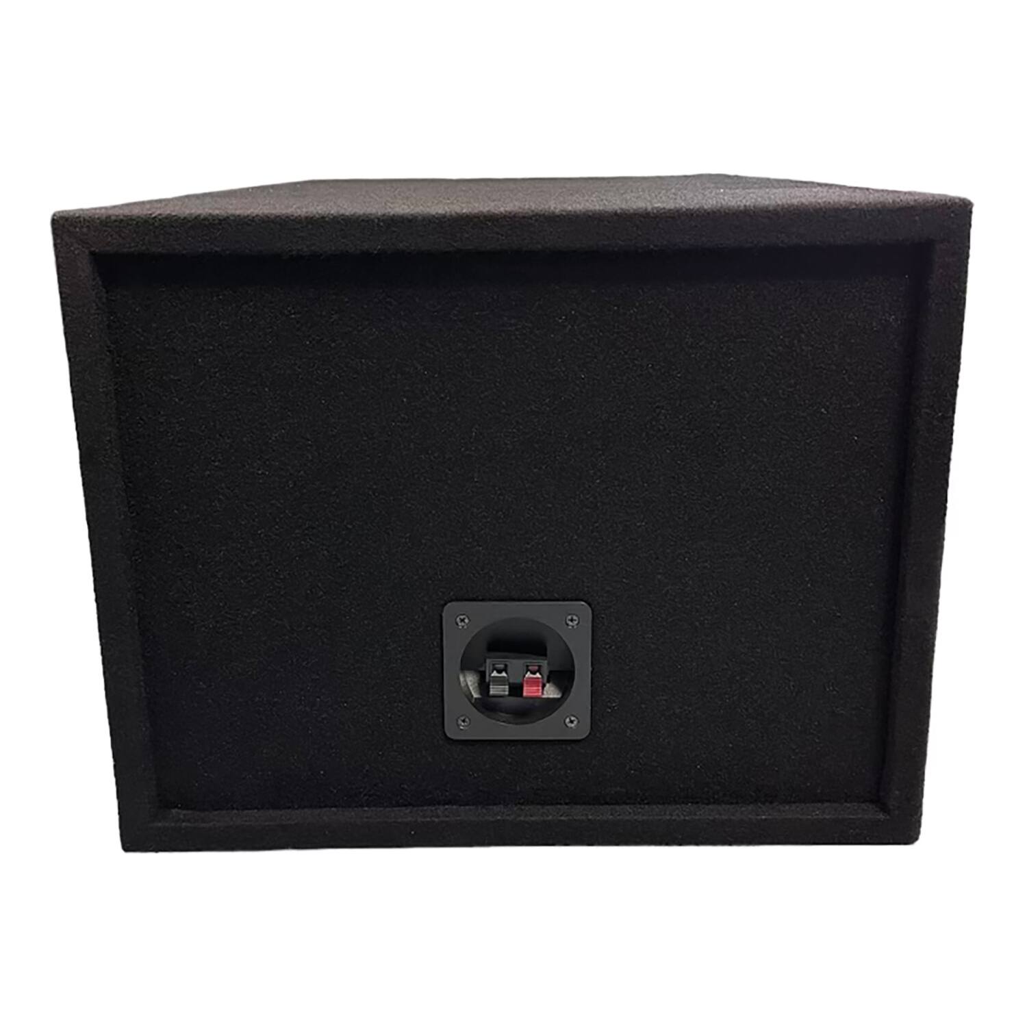 Alt View 2. King Boxes - King Boxes D10v D10v 10-in. Double-speaker Single-port Black Carpeted Enclosure - black.