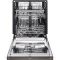 Alt View Zoom 12. LG - 24" Front-Control Built-In Dishwasher with Stainless Steel Tub, QuadWash, 48 dBa - Black stainless steel.