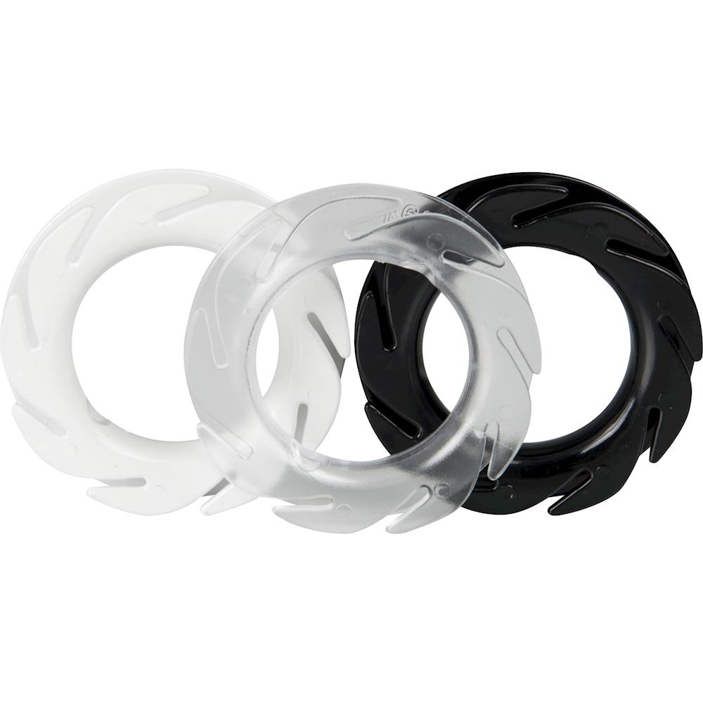 Best Buy: The Loop Tech Earbud Holder (3-Pack) Black/White/Clear TECH PACK