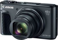 Front. Canon - PowerShot SX730 HS 20.3-Megapixel Digital Camera - Black.
