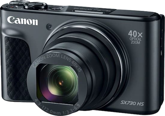 Canon PowerShot SX730 HS 20.3Megapixel Digital Camera Black 1791C001  Best Buy