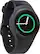 Front. Samsung - Geek Squad Certified Refurbished Gear S2 Smartwatch 44mm Stainless Steel Verizon - Dark Gray.