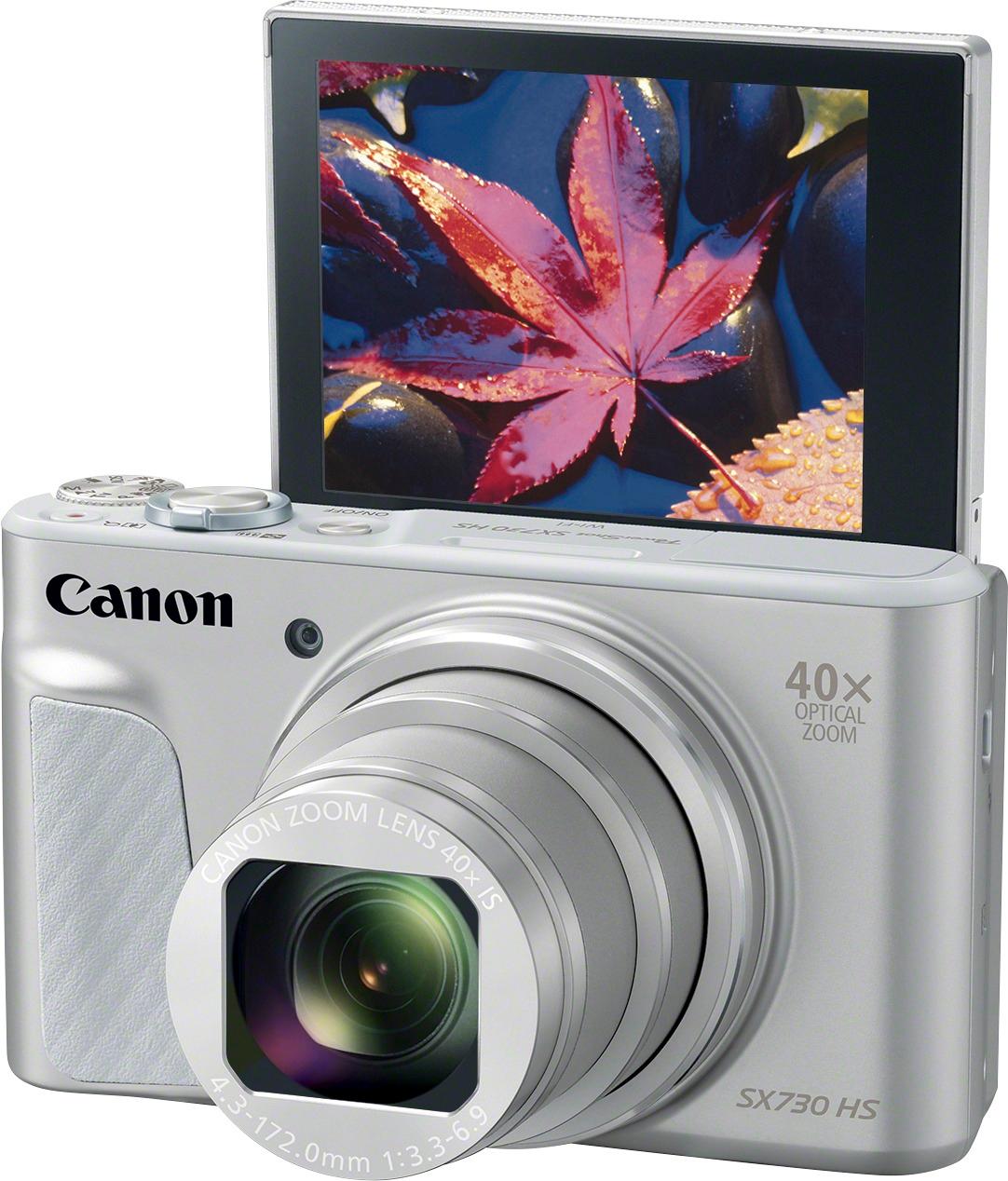 Best Buy: Canon PowerShot SX730 HS 20.3-Megapixel Digital Camera Silver  1792C001