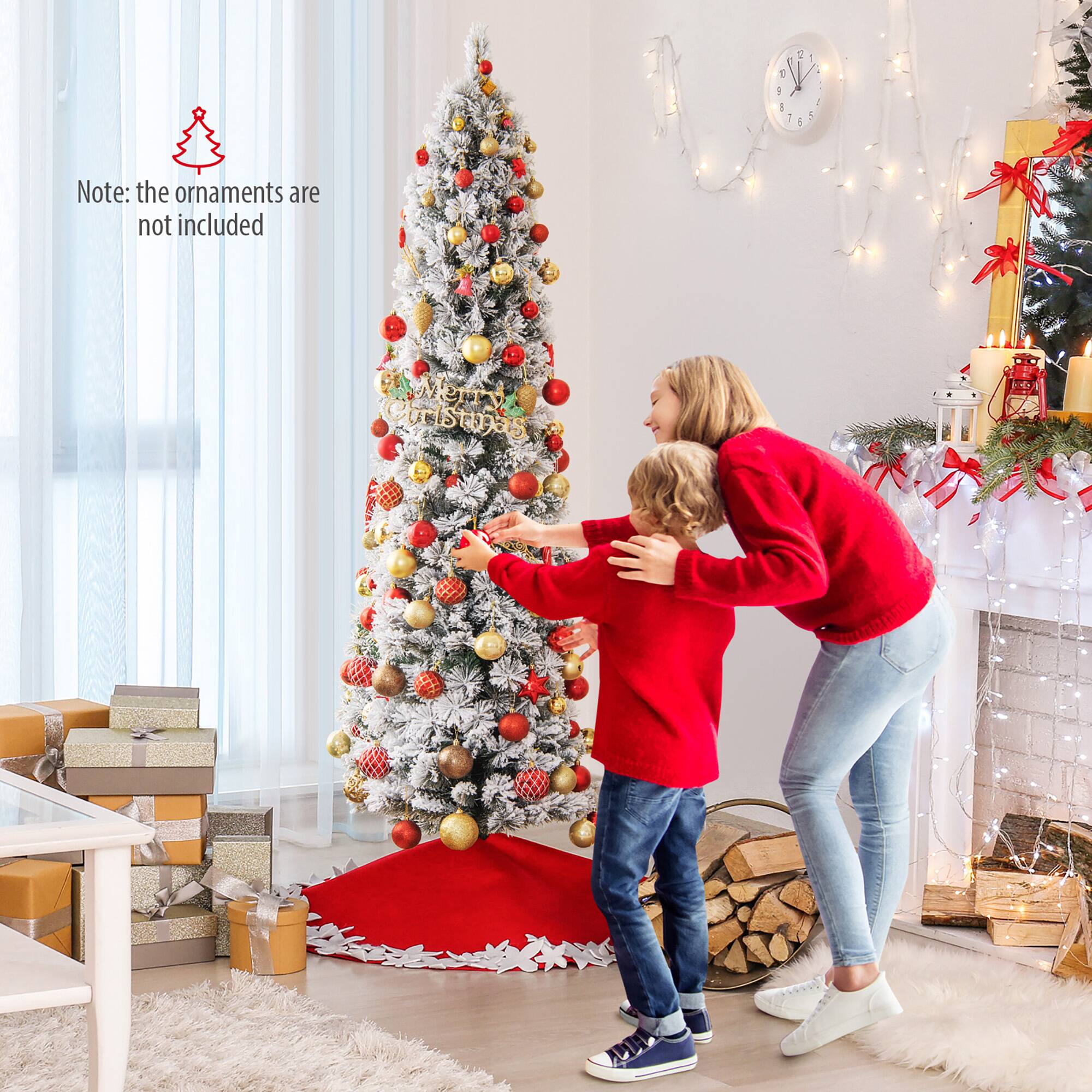 Note: the ornaments are not included

Merry Christmas