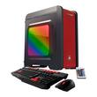 CybertronPC - Rhodium Desktop - AMD Ryzen 5 1600 - 16GB Memory - NVIDIA GeForce GTX 1080 - 120GB Solid State Drive + 2TB Hard Drive - Black - Larger Front
