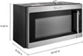 Alt View Zoom 12. KitchenAid - 2.0 Cu. Ft. Over-the-Range Microwave with Sensor Cooking - Stainless Steel.