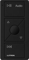Lutron - Caseta Wireless Pico Smart Remote for Audio, Works with Sonos, Black - Black - Angle_Zoom