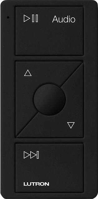 Lutron - Caseta Pico Wireless Control for Audio - Black