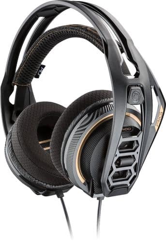 Plantronics - RIG 400 Over-the-Ear Headphones - Black - Angle