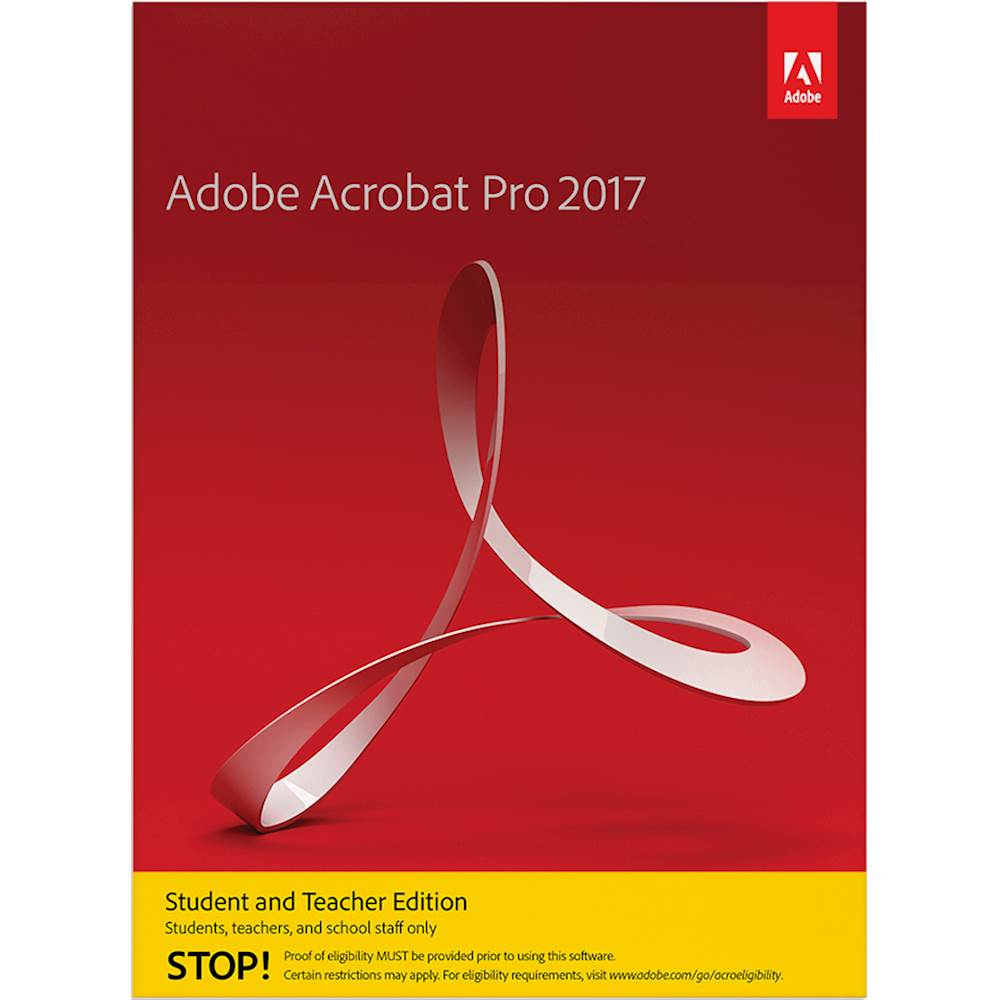 adobe acrobat pro student & teacher 2017 mac download version