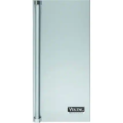 Front. Viking - Door Panel for Select Viking 15" Ice Machines - Stainless Steel.