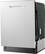 Left. Insignia™ - 24" Top Control Built-In Dishwasher - White.