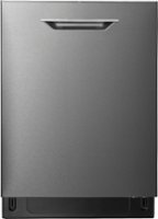Insignia™ - 24" Top Control Built-In Dishwasher - Stainless steel - Front_Zoom