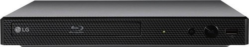 LG - Geek Squad Certified Refurbished BP350 - Streaming Wi-Fi Built-In Blu-Ray Player - Black